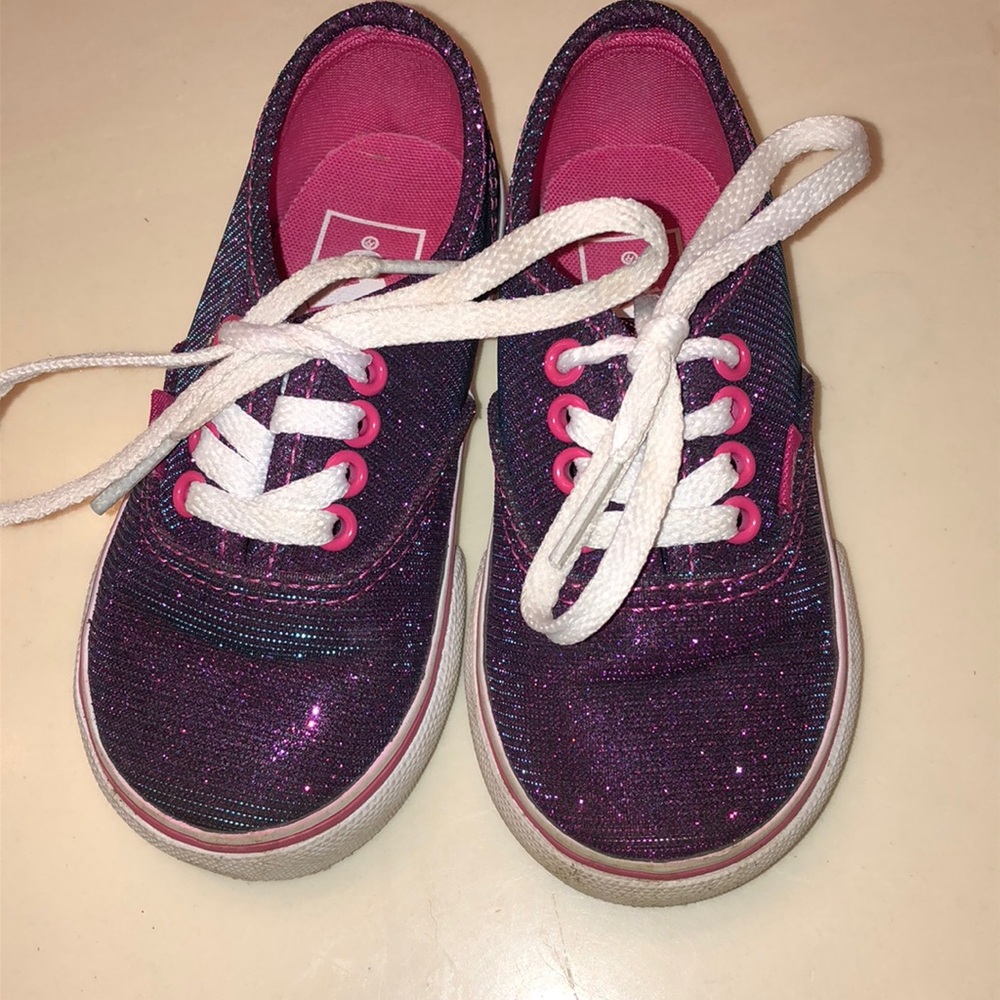 Multi colored GLITTER vans